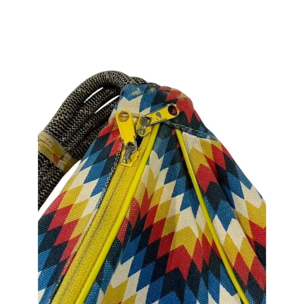 Kavu-Paxton Sling Pack W/Zig Zag Pattern & Graphic Print